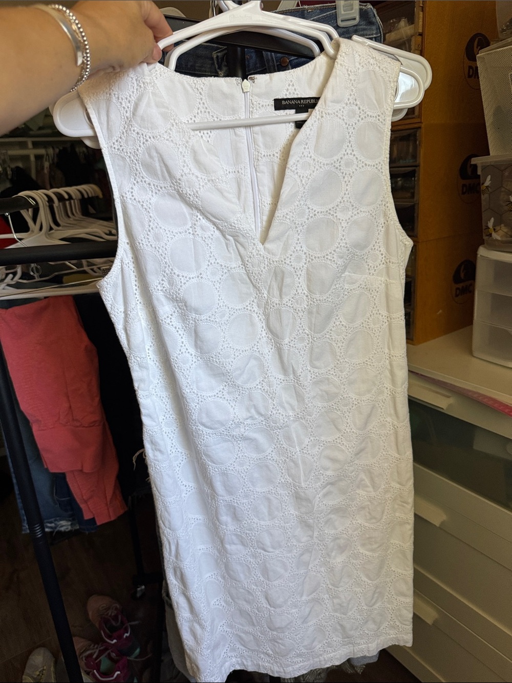 Banana Republic Cotton Crochet dress